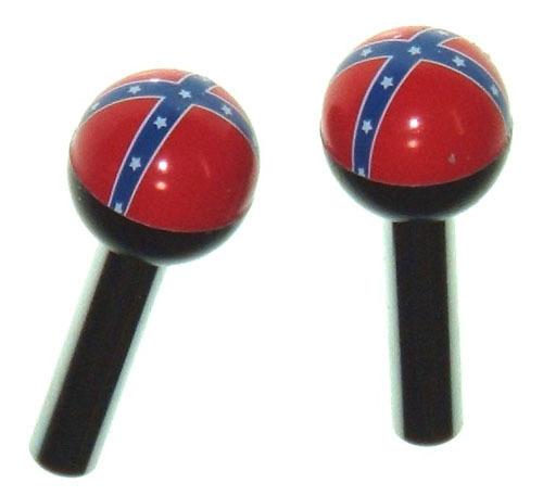 Rebel flag door lock knobs for any hot rat or street rod