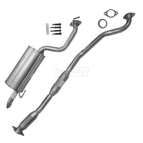 Cat back exhaust system muffler intermediate pipe for subaru legacy wagon 2.5l