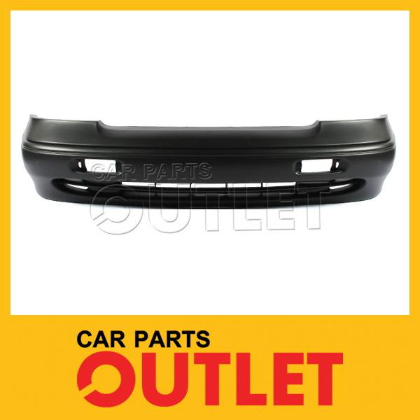 96-98 mercury villager ls front bumper cover raw matte black plastic no primered