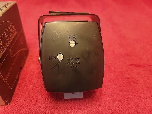 Airguide nomad auto compass 79c w/box vtg usa 