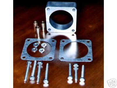 Jeep throttle body spacer 2.5l 4.0l 1987-2004 yj xj wj (fits: jeep) 