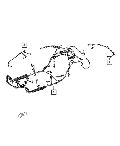 Genuine mopar unified body wiring 68171526ad