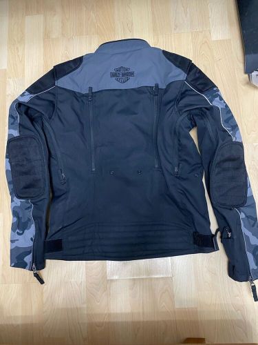 Harley davidson limited men&#039;s ventilator snow camo switchback lite jacket size s