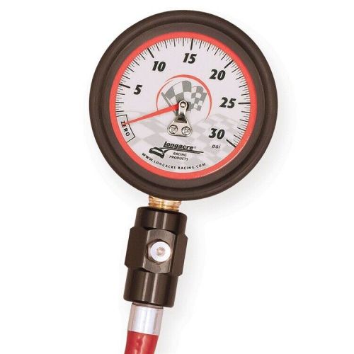 Longacre 52023 deluxe 2 ½&#034; gid tire gauge 0-30 by  ¼ lb