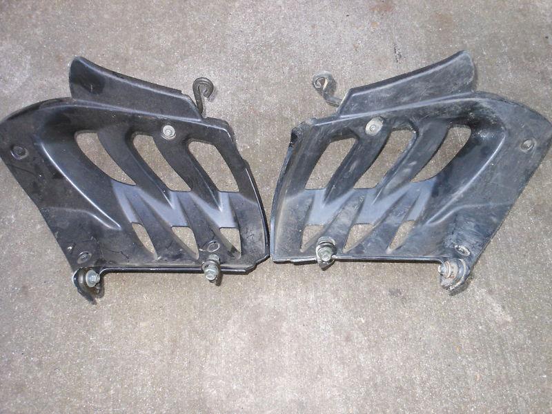 06 yamaha yfz450 yfz 450 left right heel guards set 