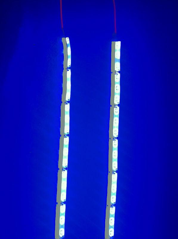 Led light strip one pair of 12" led  light strip blue  