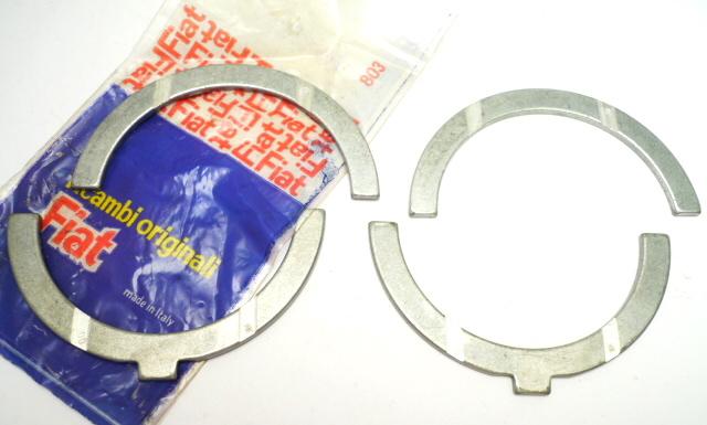 Fiat 1300 1500 cabriolet 118h k 1800 2100 2300 thrust washer set std. nos nw