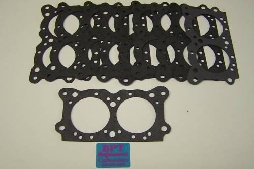 10 holley 350 2 barrel throttle plate gaskets, aed bg demon grant qft carbs