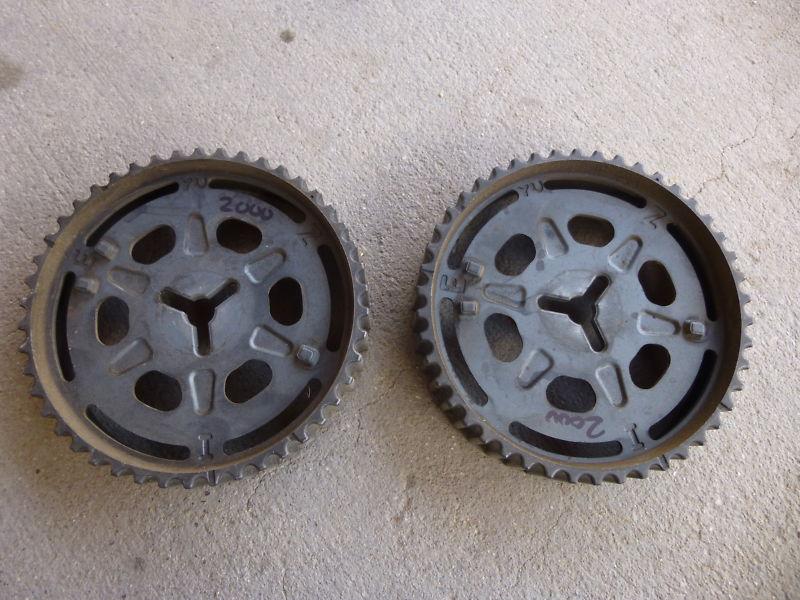 Pair of 99-00 mazda miata upper timing gears/sprockets, oem