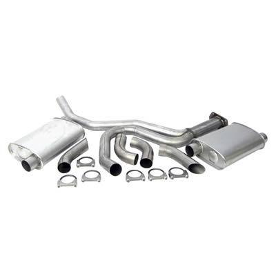 Walker exhaust exhaust system super turbo cat-back steel chevy corvette 5.7l kit