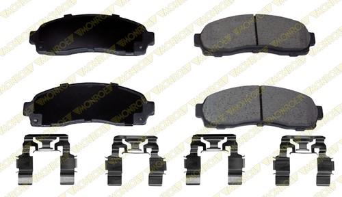 Monroe gx833 brake pad or shoe, front-monroe prosolution ceramic brake pad