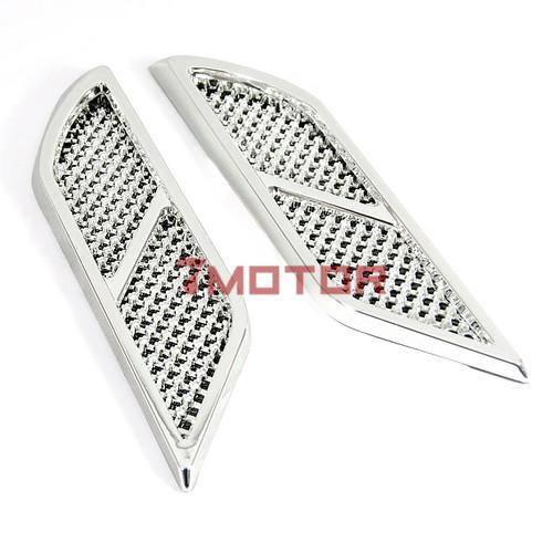 Universal chrome net euro duct side vent bonnet fender warranty 2