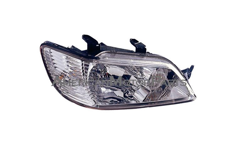 Right passenger side replacement headlight 02-03 mitsubishi lancer - mr972590