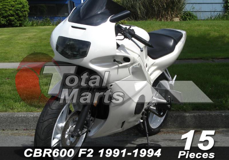 Fairing for honda cbr600f2 cbr600 f2 1991 1992 1993 1994 abs white fa4613