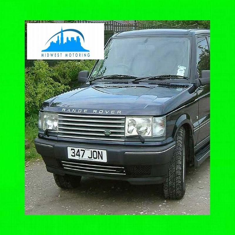 1995-2002 land rover range rover chrome trim for lower grill grille warranty p38