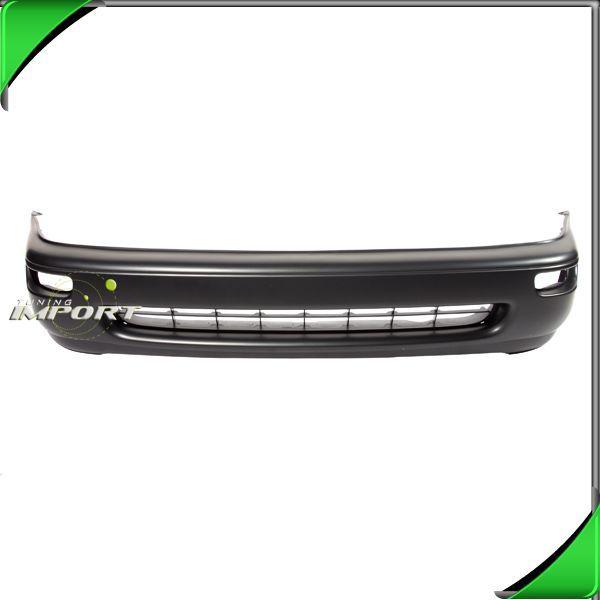 New bumper cover front to1000115 primed black 1993-1997 toyota corolla 4/5dr le