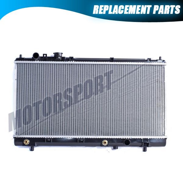 1999-2000 mazda protege 4 cyl 1.6l 1.8l auto trans cool radiator 1 row assembly