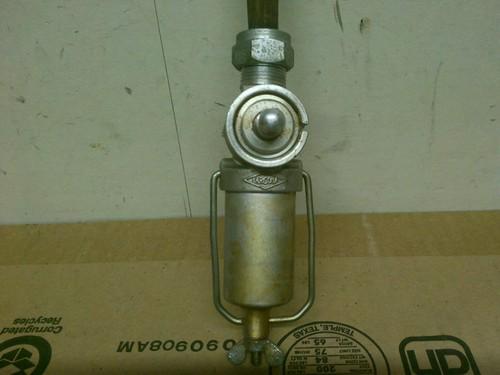 Porsche 1600 fuel shutoff valve under dash rare original