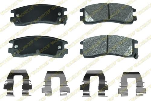 Monroe fx698 brake pad or shoe, rear-monroe prosolution semi-metallic brake pad