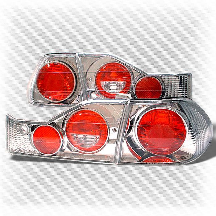 98-00 honda accord 4 door sedan tail lights rear brake lamp pair set left+right