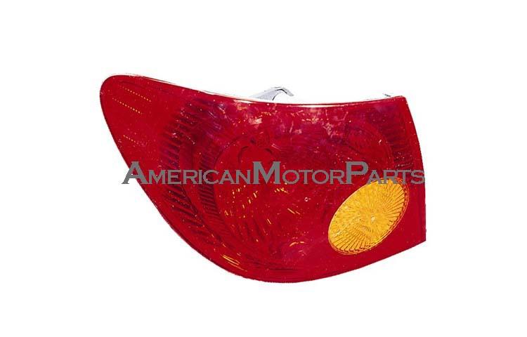 Eagleeye driver & passenger replacement outer tail light 03-04 toyota corolla