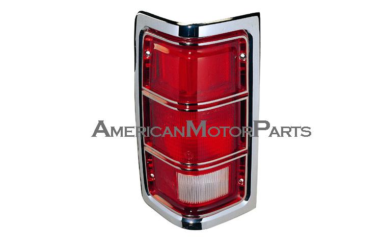 Depo pair replacement chrome trim tail light 81-87 dodge ramcharger trailduster