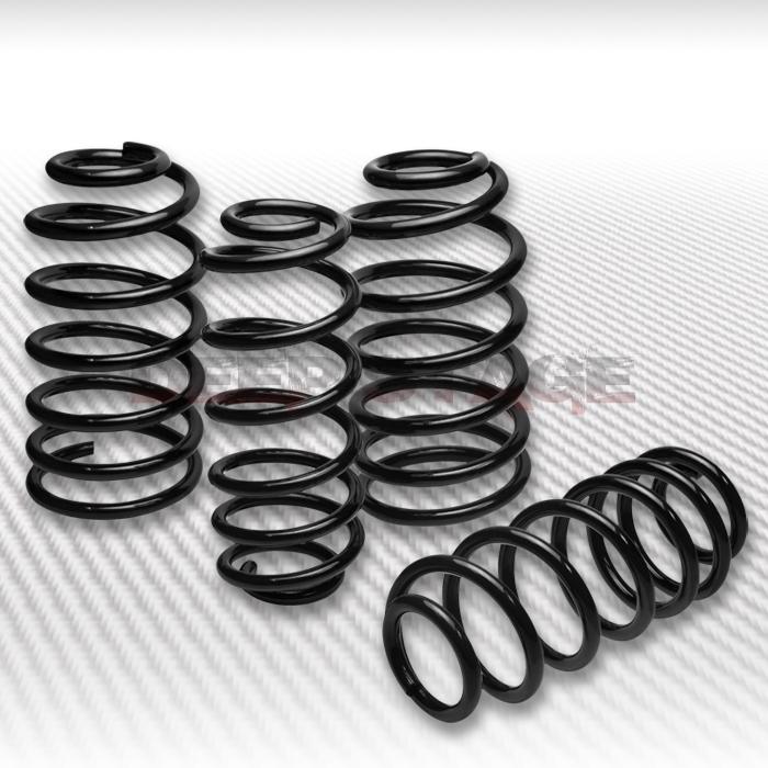 2" drop sport suspension racing lowering spring 03-08 mazda mazdaspeed 6 black