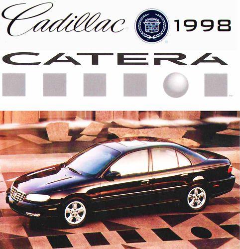 1998 cadillac catera brochure-cadillac catera 3.0l v6