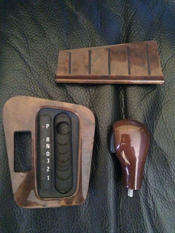 Bmw e36 wood shift knob lever bezel sunglass cubby trim set 318i 325i 328i 323i 