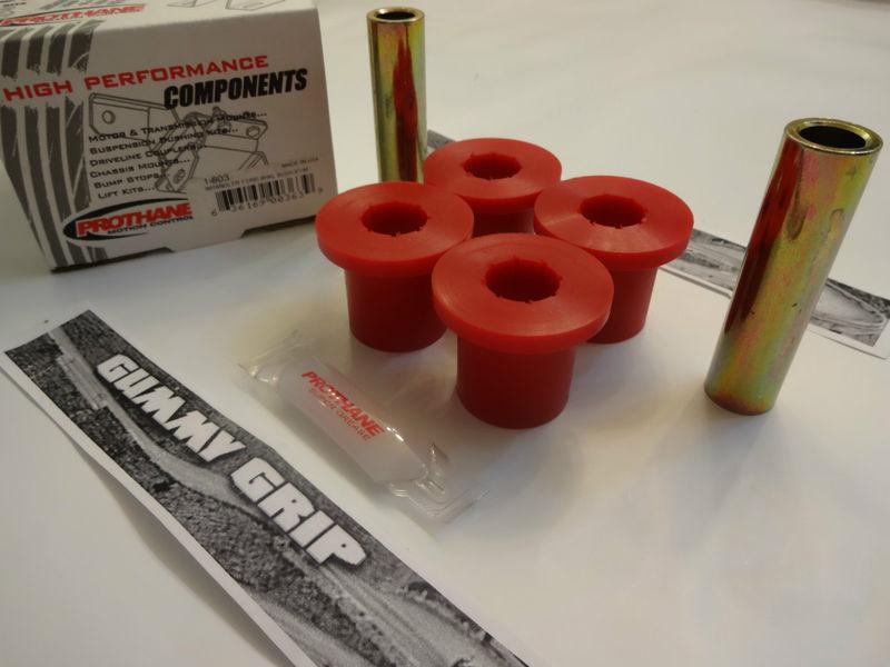 Prothane frame shackle bushing kit jeep wrangler 87-95 1-803 *