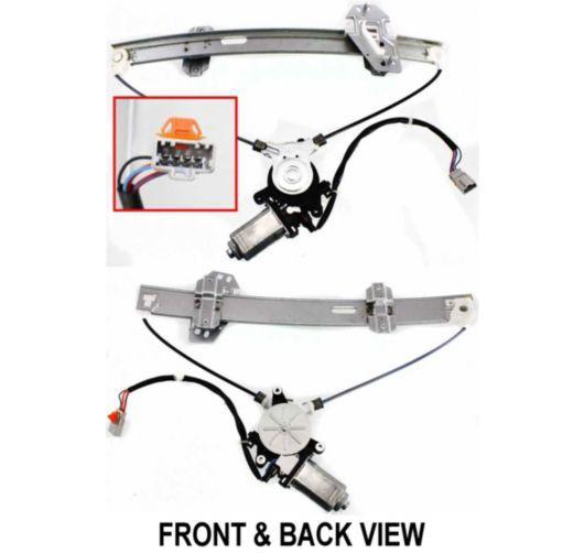 New drivers front power window lift regulator with motor 03-07 honda accord