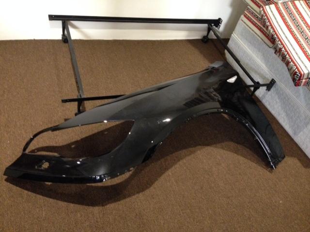 Oem bmw x5 x6 left fender (drivers side) - black sapphire