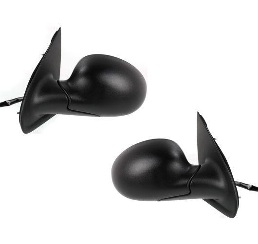 New pair set power side view mirror glass housing 00-01 dodge neon