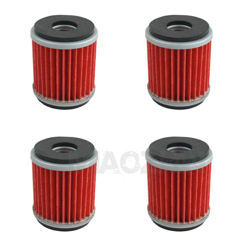 4 pcs motorcycle oil filter for yamaha wr125r wr250x wr250f wr450f yzf-r125 new