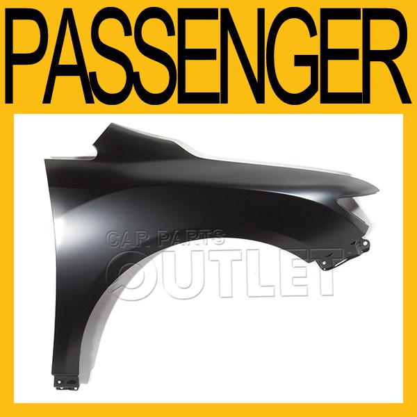 2009-2012 toyota venza passenger side front fender to1241230 new primered right