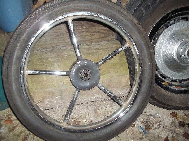 19 in invader front rim  harley     chopper 