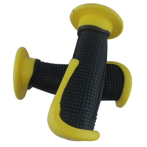 Universal hand grips 7/8" 22mm yellow rubber hand grip for motorcycles dirt bike