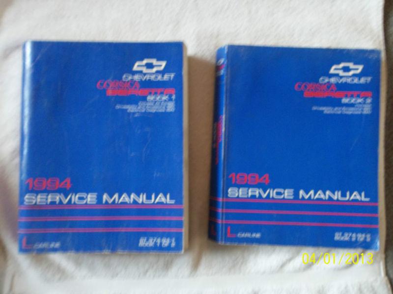 1994  corsica and beretta shop manual set  z26 chevrolet service repair