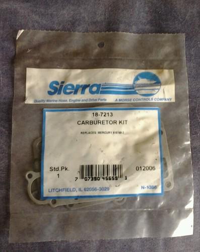 New sierra carb kit outboard 18-7213, replaces mercury 810749-2