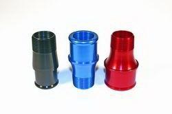 Meziere enterprises wp1175b blue anodized npt to smooth fitting hose adapters -