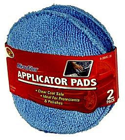 Detailer's choice  microfiber applicator pads, 2 pack 