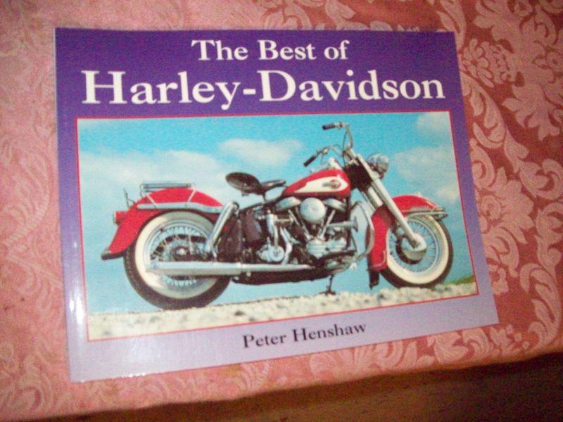 Nos new knucklehead panhead 45 "the best of harley davidson" book