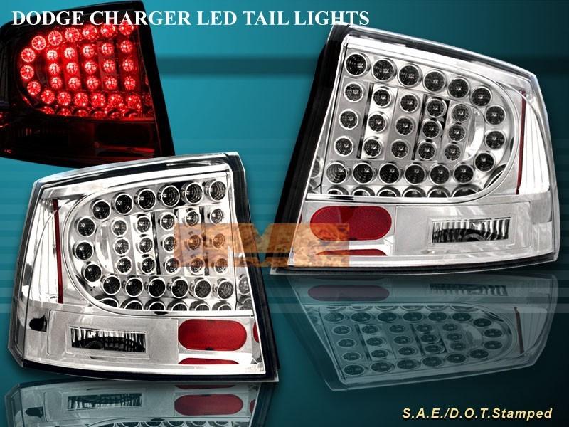 2006 2007 2008 dodge charger led clear taillights sedan 4 door 2006 2007 2008