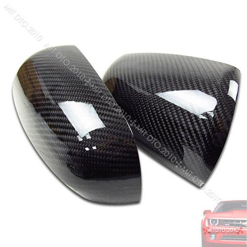 Carbon fiber audi a4/a6 1 pair rear view side mirror cover §