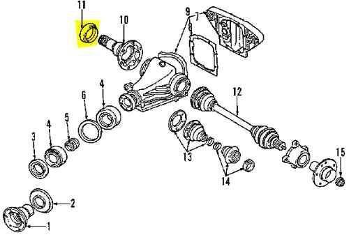 Bmw 33107505604 genuine oem factory original axle seals