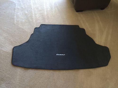 Toyota camry 2012, 2013 & 2014 carpet cargo trunk mat - oem new!