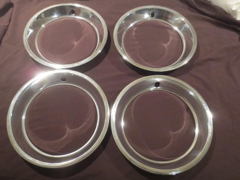 1967 camaro rs rally wheel trim rings, beauty rings - rs ss - malibu, chevelle