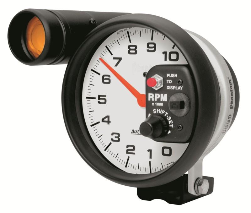 Auto meter 5899 phantom; shift-lite tachometer