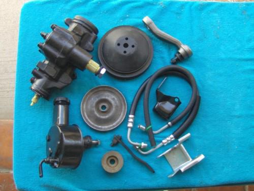 6 cylinder chevy 194/230/250 complete power steering-cars & trucks-very rare