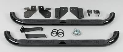 Smittybilt step bars sure-step series modular steel black chevy suburban pair